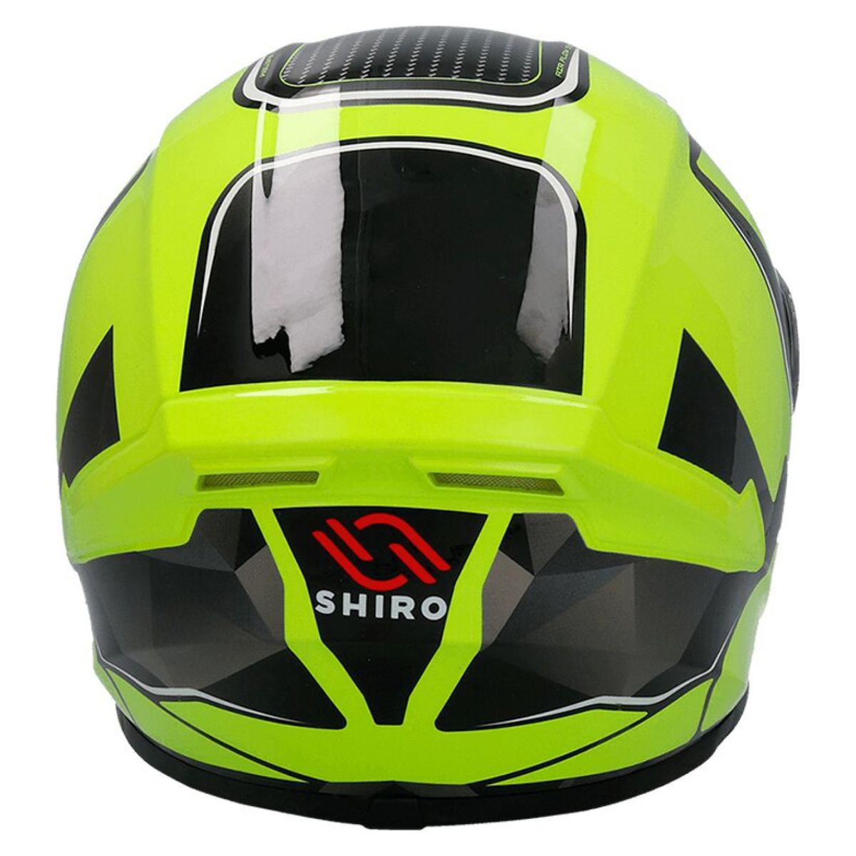 SHIRO HELMETS - Casco Moto Shiro Sh-870 Go Amarillo Fluor