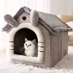 GENERICO - Camita Casa Para Mascotas Chica Calientita Cómoda M