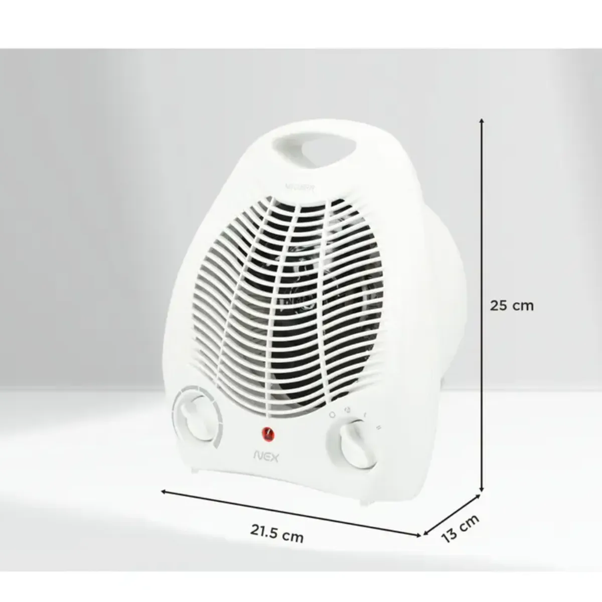 NSCOMPANY - Termo ventilador Nex Blanco Protección Sobrecalentamiento