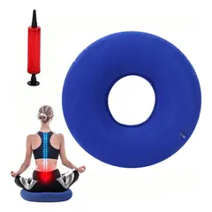 GENERICO - Cojín Donut Inflable Ortopédico Con Bomba Alivio De Presión