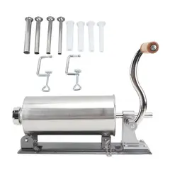 ATURE - 8 Tubos Embutidora Manual Con 3l Salchichas Chorizo Embutido