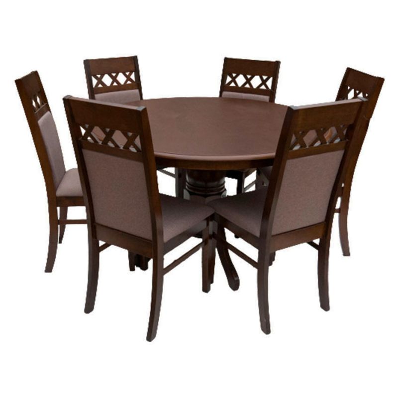FURNITECH - Juego de Comedor Hampton 6 Sillas Furnitech
