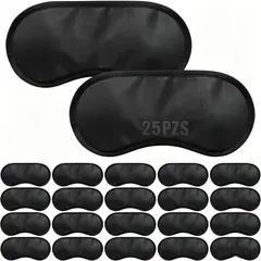 TSKY CHILE SHOPPING - 25 Pcs Antifaz para Dormir,Sleep Mask 360° de Oscurecimiento,Mascara para Dormir con Banda Elástica