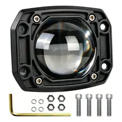 TSKY CHILE SHOPPING - Faro Auxiliar LED 30W Doble Color BlancoAmarillo IP67 para Moto y Vehículos Todoterreno