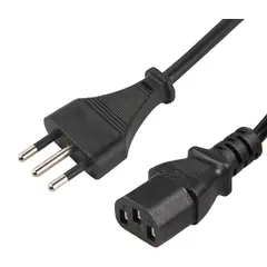 GENERICO - Cable de poder para PC 1,8mts Aoweixun 07932