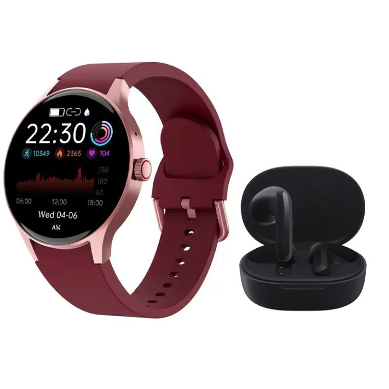 Audifonos bluetooth buds 4 lite y Smartwatch Y80 reloj inteligente