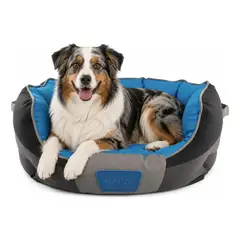 GENERICO - Cama acolchada lavable para perros y gatos medianos y grandes