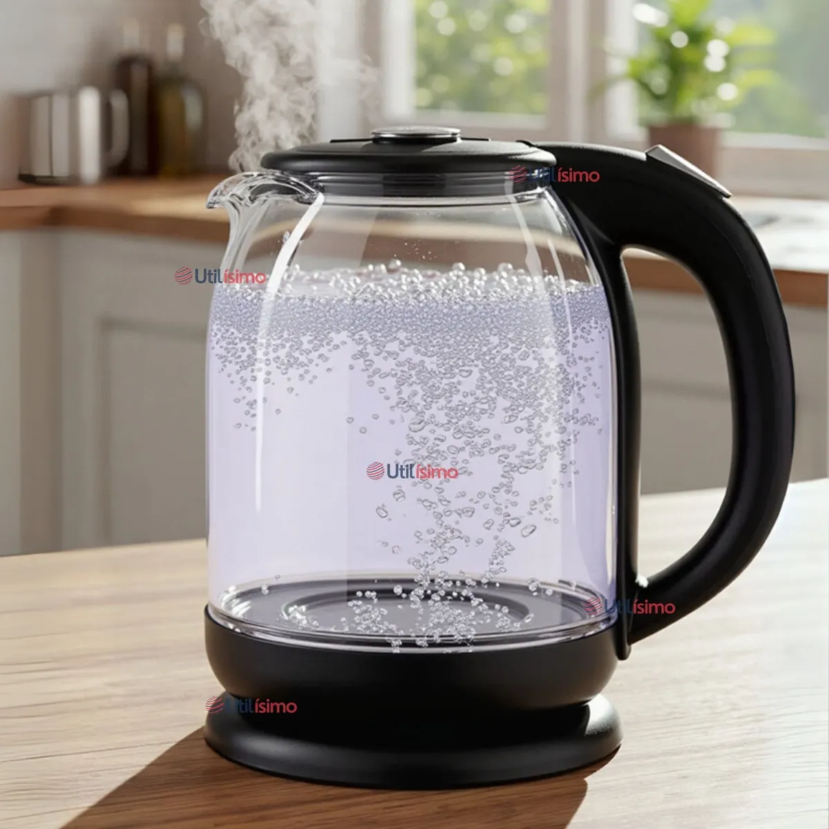 LINE - Hervidor Eléctrico Inteligente Vidrio 1,5 Litros 1500W Tetera