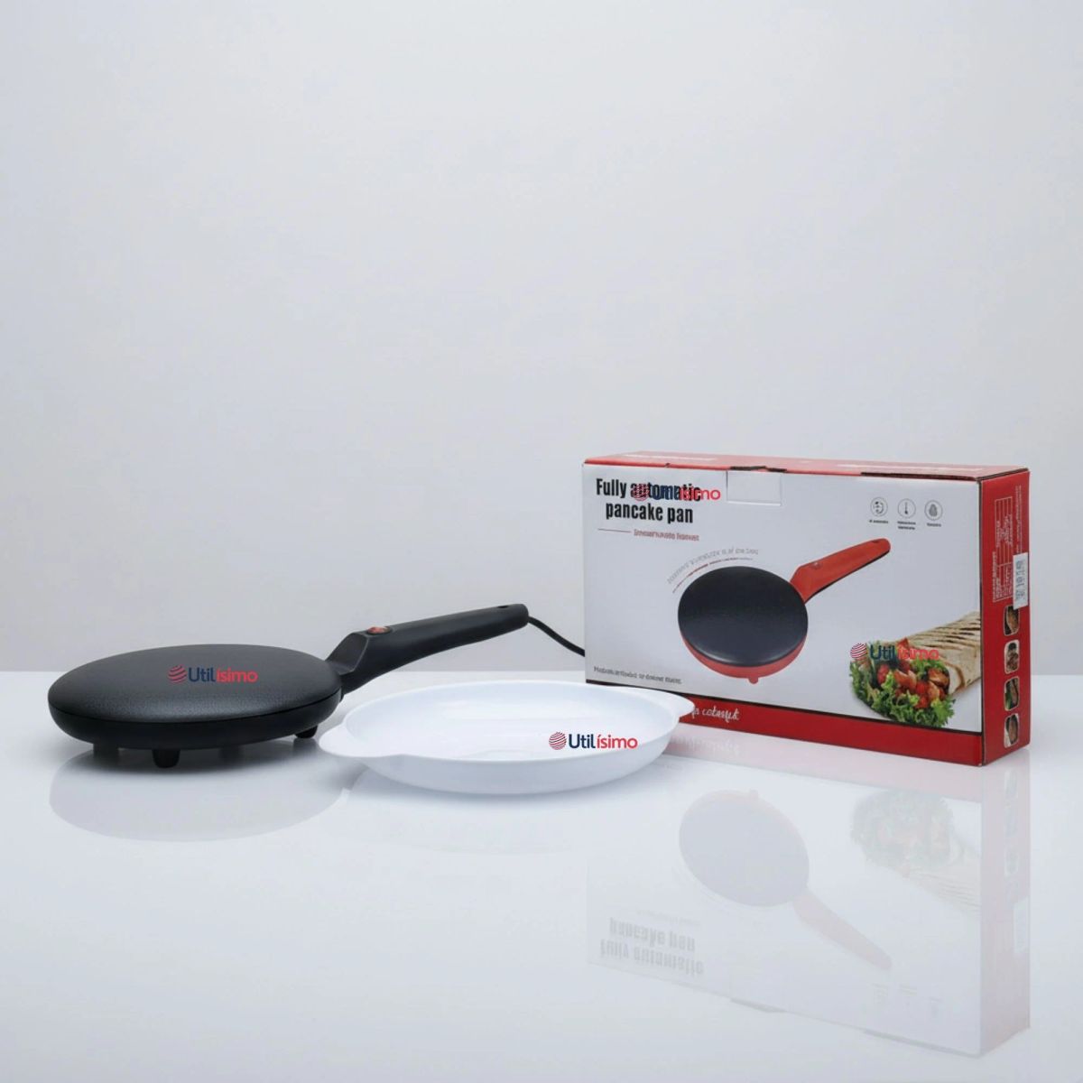 LINE - Panquequera Eléctrica Antiadherente Maquina Para Crepes 20cm Crepera Panquequero