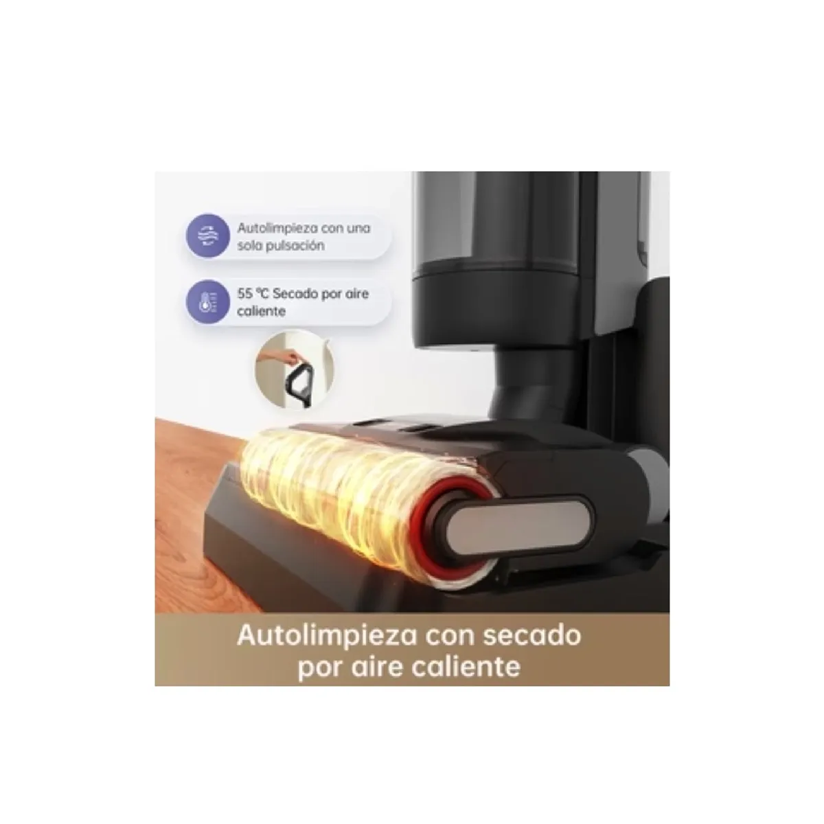 DREAME - DREAME H12 Pro Inalámbrica en Seco y Húmedo Aspiradora Secado Caliente