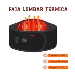 MOVI - Faja Lumbar Terapéutica Calor Frío y Masaje Vibratorio