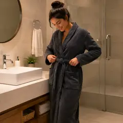 MYLHOGAR - Bata de Baño Ultra Suave - Confort Premium para tu Rutina