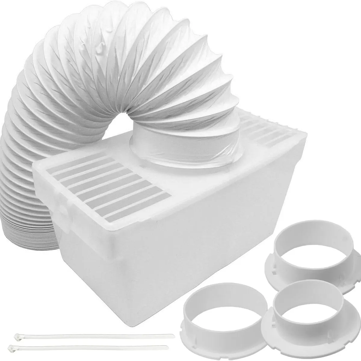 TSKY CHILE SHOPPING - Kit de caja de condensador de manguera de ventilación universal con 3 adaptadores para secadora