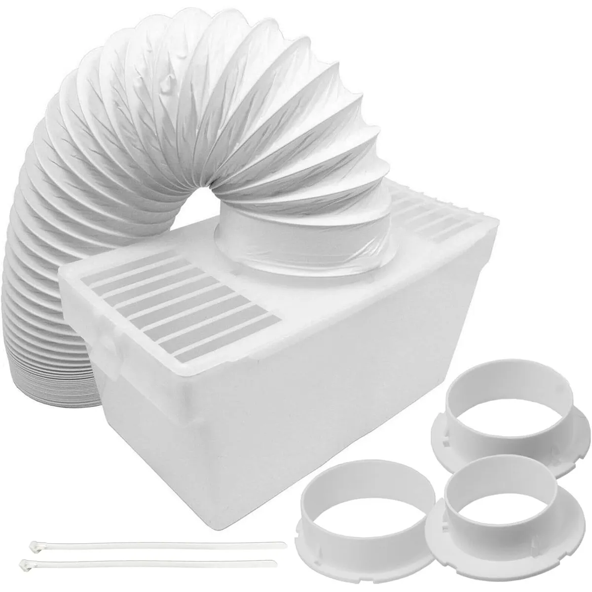 TSKY CHILE SHOPPING - Kit de caja de condensador de manguera de ventilación universal con 3 adaptadores para secadora