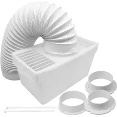 TSKY CHILE SHOPPING - Kit de caja de condensador de manguera de ventilación universal con 3 adaptadores para secadora