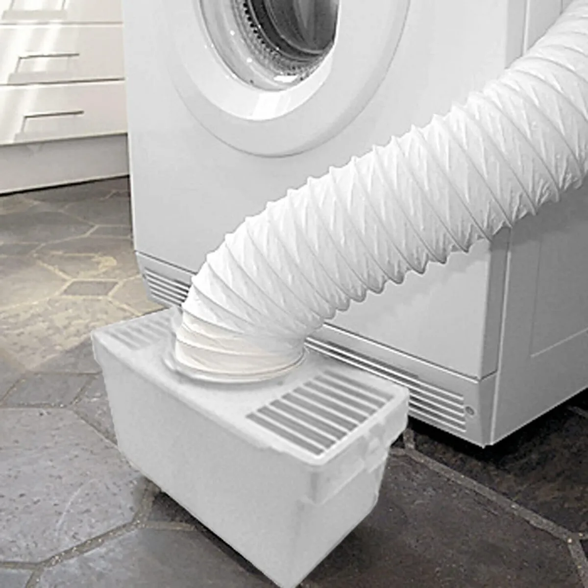 TSKY CHILE SHOPPING - Kit de caja de condensador de manguera de ventilación universal con 3 adaptadores para secadora