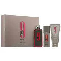 AFNAN - 9PM REBEL ESTUCHE EDP 100ML+GEL 150ML+DEO 150ML