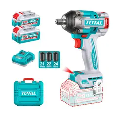 TOTAL TOOLS - LLAVE DE IMPACTO TOTAL 12 0550NM 20 V + 2 BAT TIWLI2055-7