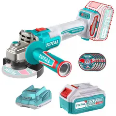 TOTAL TOOLS - ESMERIL ANG 20V TOTAL 4 12+1BAT 4A+CARG+DISC TAGLI261521-7