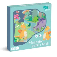 GENERICO - Juego Puzzle Magnético de Dinosaurio 3 en 1