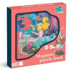 GENERICO - Juego Puzzle Magnético de Sirena 3 en 1