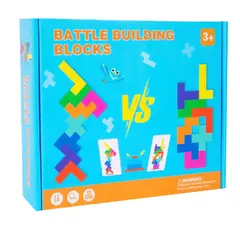 GENERICO - Juego de bloques de equilibrio Tetris de Madera