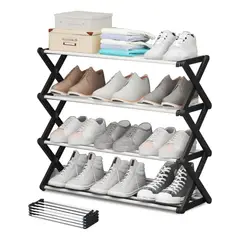GENERICO - Zapatera Organizadora Estante Multifuncional Plegable 4nivel