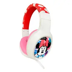 DISNEY - Audífono Teen Minie Alámbrico HP503010N Diseño Oficial para Niñas y Adolescentes
