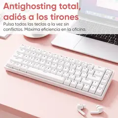 AIZO - Teclado Mecánico Gasket 2 Modos MT68