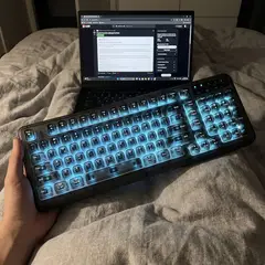 AIZO - Teclado Mecánico Gasket 3 Modos RGB Cosechador
