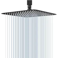 AMBM SHOP - Plato De Ducha Acero Inoxidable Cuadrada 8 Pulgadas