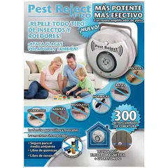 GENERICO - Repelente Ultrasónico y Electromagnético de Plagas 2 en 1