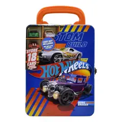 HOT WHEELS - Caja Metálica Portautos Diseño B