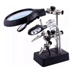 GENERICO - Lupa Led Escritorio Lampara Lupa Lupa Con Luz Led Lupa 10x BELUG