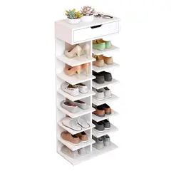 GLOBAL LATIN GROUP - Zapatero Vertical Mueble Organizador Para Hogar Madera