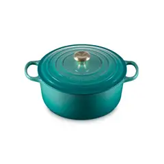 LE CREUSET - Cocotte Redonda 28cm Bleu Riviera