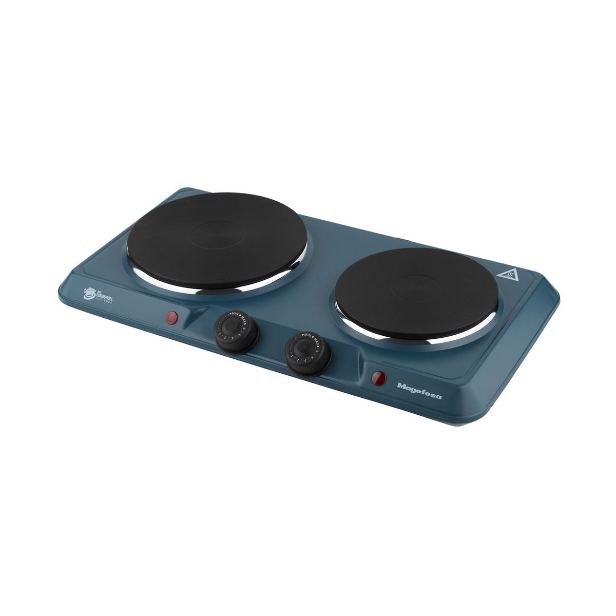 MAGEFESA - Cocina Electrica Encimera Magefesa 2 Platos 2000W Azul