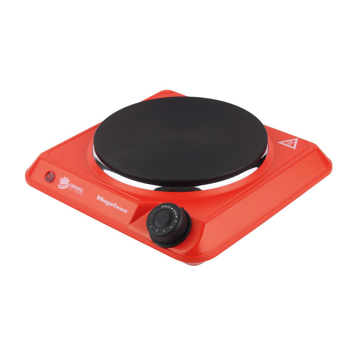 MAGEFESA - Cocina Electrica Encimera Magefesa 1 Plato 1400W Roja