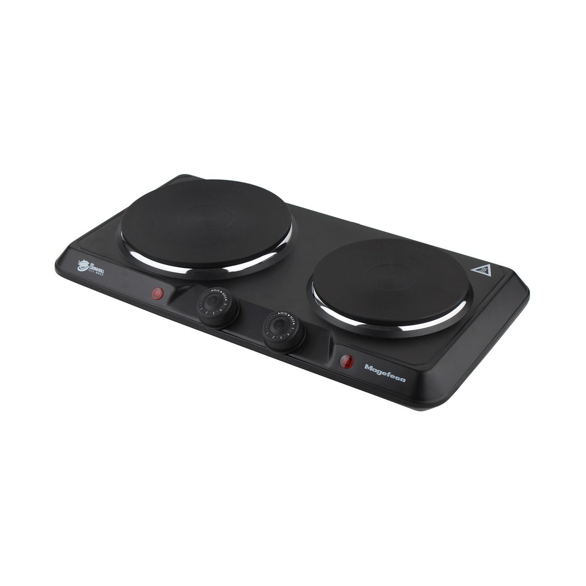 MAGEFESA - Cocina Electrica Encimera Magefesa 2 Platos 2000W Negra