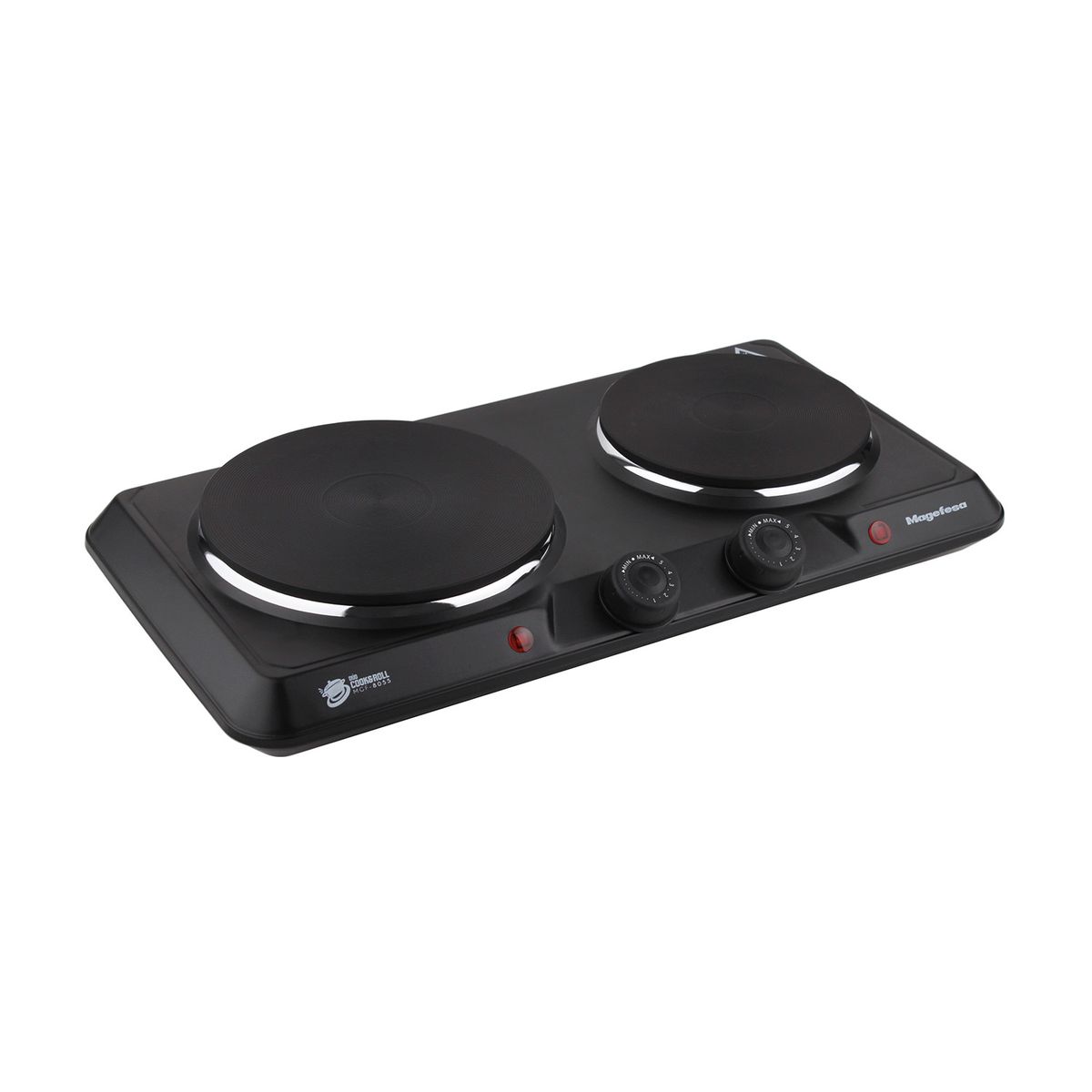 MAGEFESA - Cocina Electrica Encimera Magefesa 2 Platos 2000W Negra
