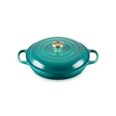 LE CREUSET - Cacerola Baja 30cm Bleu Riviera