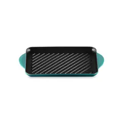 LE CREUSET - Parrilla Tradition Grill Rect 32cm Bleu Rivera