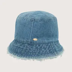 OPALINE - Gorro Denim Flecos Celeste Infant Niña