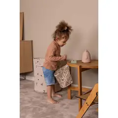 NUUROO - Set de canastos acolchados - 100% algodón orgánico - Beige Flores y koalas