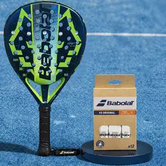 BABOLAT - PACK PALA DE PADEL VIPER JUAN LEBRON 3.0 - 2026 + OVERGRIP VS ORIGINAL X12