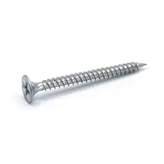 GENERICO - Tornillo Volcanita Wisefix Punta Fina Zincado 6x1 5/8 100u