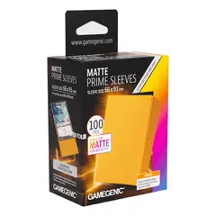 GAMEGENIC - Protectores Matte Prime Sleeves - Yellow
