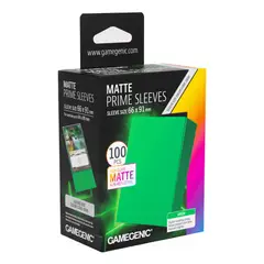 GAMEGENIC - Protectores Matte Prime Sleeves - Green