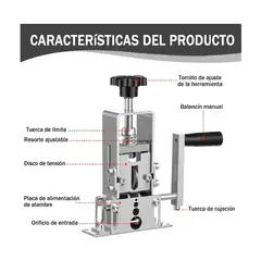 ESHOPANGIE - Pelacables Manual Y Para Taladro Maquina Pelador De Cables
