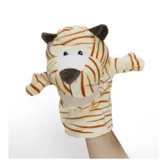 ARTIDIX - Títere De Mano Peluche Educativo Estimulación 25 cm - Tigre